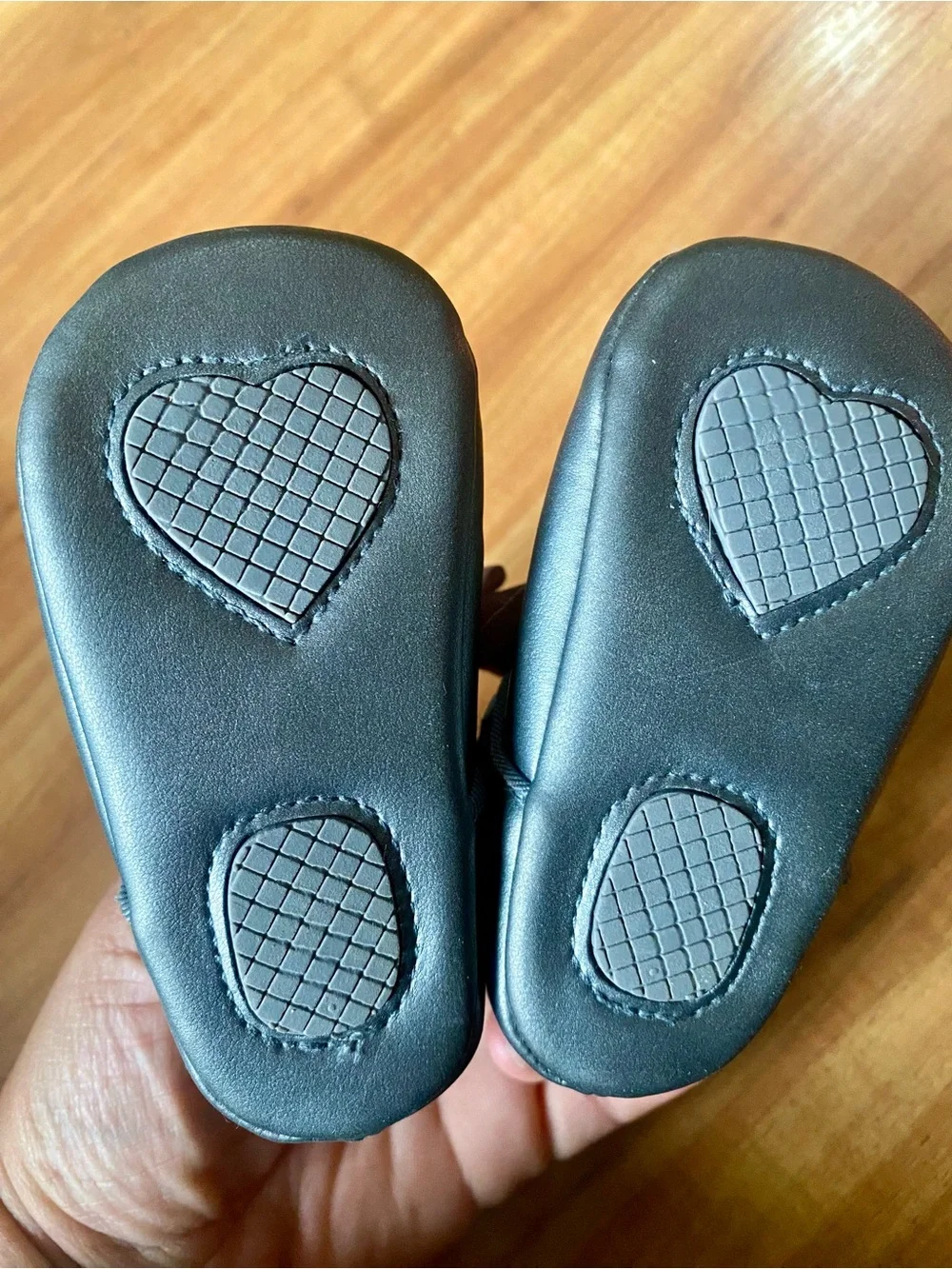 Mayoral Shimmery Gray Satin Bow Mary Jane Baby Shoes